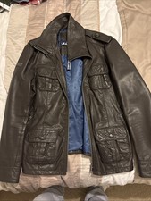 Mens Designer Superdry Leather