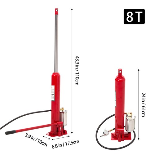 Ton air hydraulic - &, long