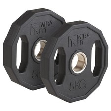 Mirafit 2 x 5kg Rubber Hex