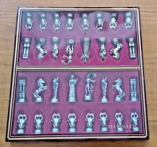 MARINAKIS Vintage Metal Chess Set - Minoan Cretan Greek Mythology