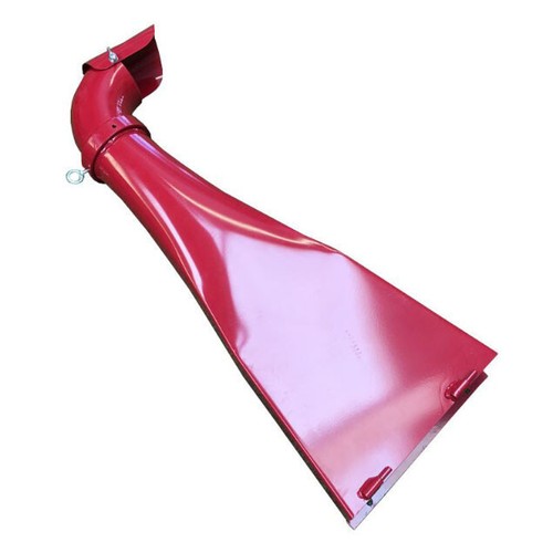 Turnable discharge chute for - discharge,
