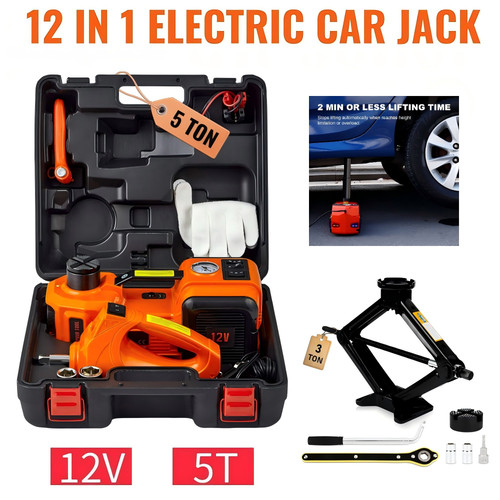 Electric car jack - electric, tire