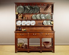 Antique Welsh Dresser & Rack