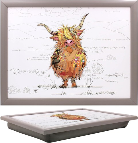 Highland cow lap tray - highland,
