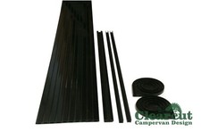 Campervan Black Tambour Door