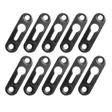 10pcs Keyhole Hangers Fasteners Hanging Bracket Plate for Mirror Picture Frames