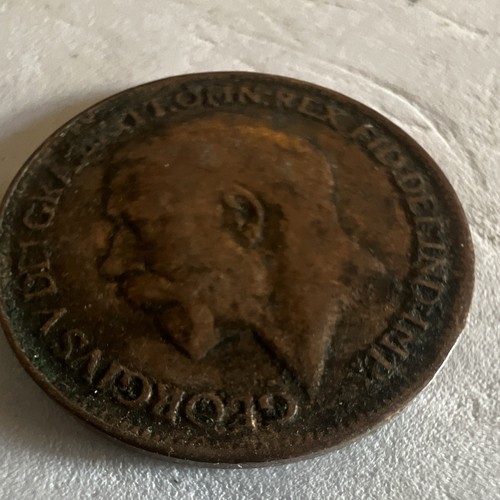 George 1916 penny - penny, bn