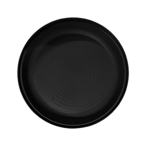 Large black 70cm - black, round