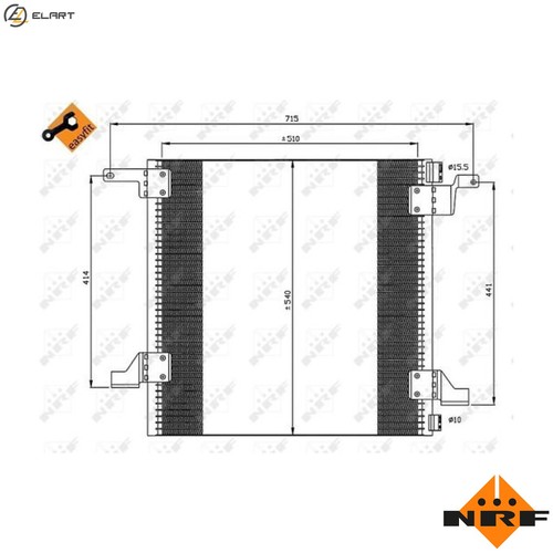 Condenser air conditioning - condenser,