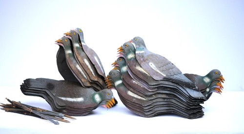 Shell pigeon decoy - shell, used