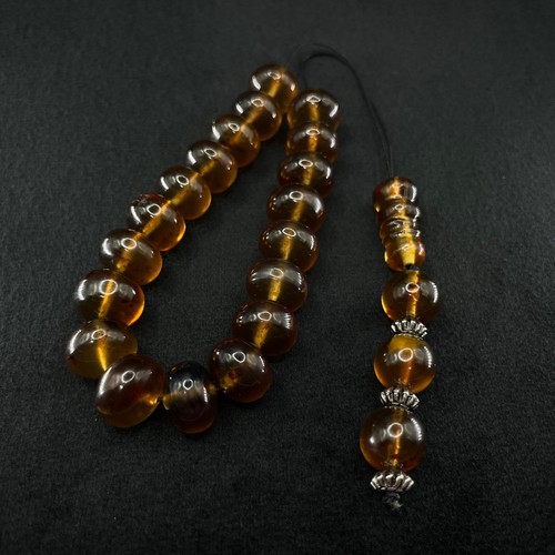 Rare blue amber komboloi - rare,