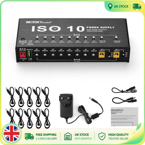 Mosky iso outputs guitar - uk, 10