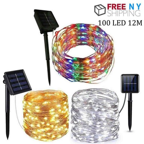 100 led solar - power, string