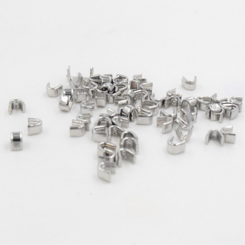 Shape metal zipper plug - u,