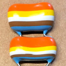 2 MULLARD Tropical Fish C280 NOS 330nF - 160V - 0.33uF - 330000pF Capacitors