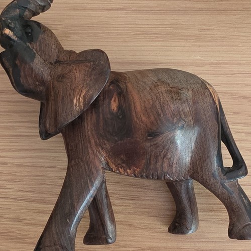 Hand carved wooden - wooden, elephant