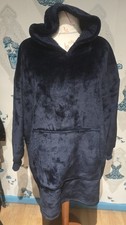 gorgeous Blue cosy thick fleece lined loungewear oversized hoodie, Primark XL