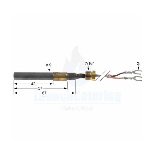 Ascaso twin lead thermopile - ascaso,