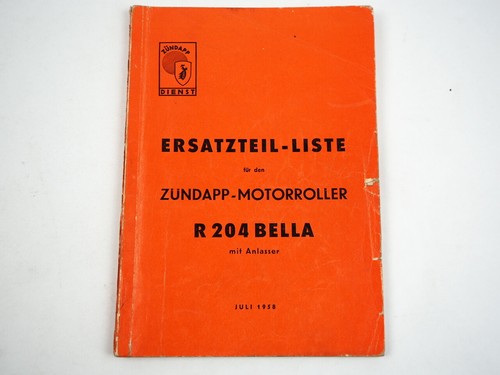 Zündapp r204 bella scooter - zündapp,
