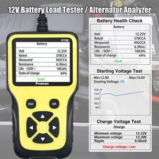 12V Car Battery Health Tester Battery Analyzer Diagnostic Tool 100-2000CCA