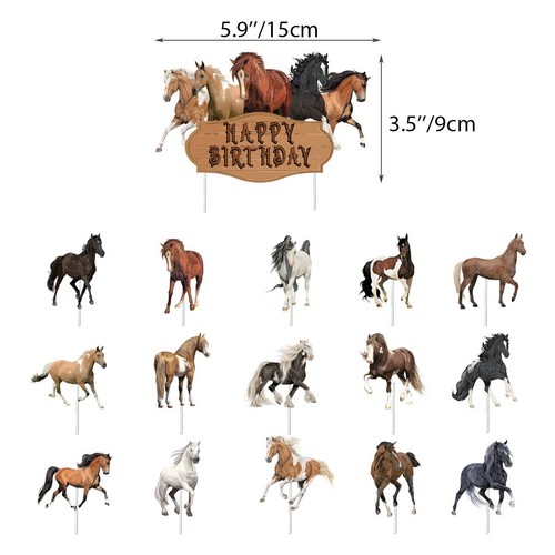 Horse racing cake - horse, topper