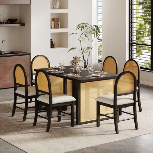 Piece farmhouse dining - 7-piece, table