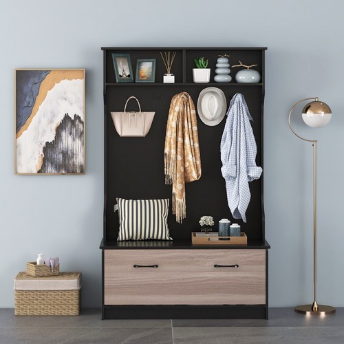 Freestanding hall coat - 3-in-1,
