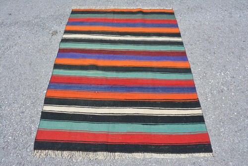 Vintage kilim rug - vintage, 3,8x4,9