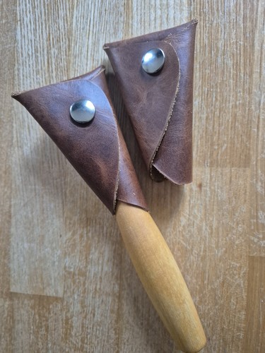 Leather spoon knife cover for - leather,
