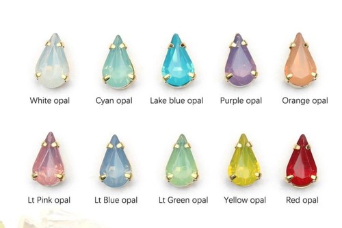 Opal resin rhinestone - opal,