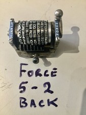 2 x Heidelberg GTO Force convex back 5 digits - 2 larger digits