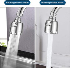 Kitchen Tap Spray Head Water Saving Leak Proof 360° Swivel 2 Modes Universal Fit