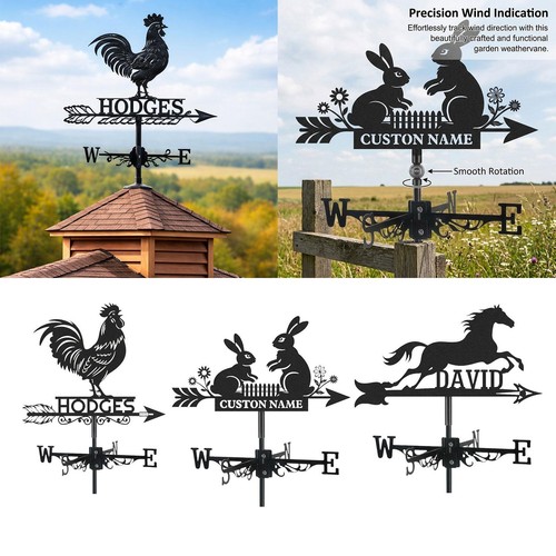 Metal weathervane animal - metal, weathervane,
