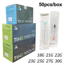 50Pcs Disposable Blunt-Tip Cannula – Factory Direct | 18G 22G 23G 25G 27G | 50mm