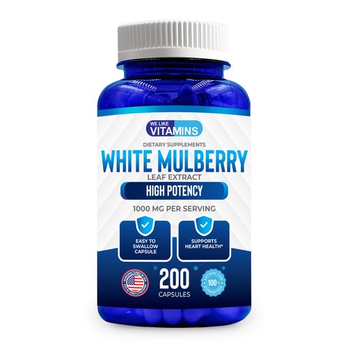 White mulberry 1000mg - white,