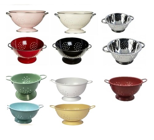 Retro colander stainless - retro,