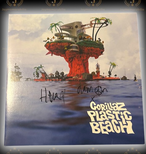 Signed gorillaz damon - signed, albarn