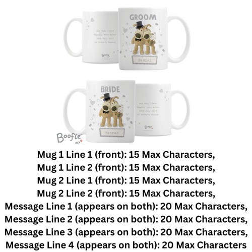 Personalised couples mug - personalised,
