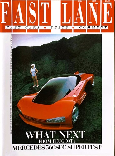Fast lane magazine - magazine, feb-1987
