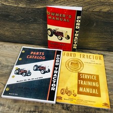 Lot Ford Naa Golden Jubilee Tractor Service Operators Parts Manuals Shop Repair