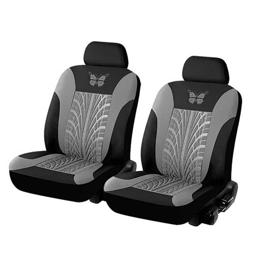 Gray car seat covers cushions - car,