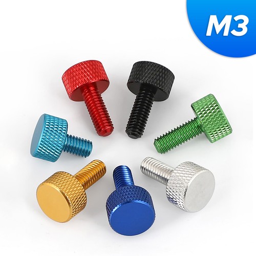 3mm knurled thumb screws - /,