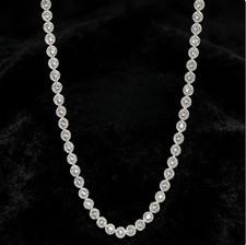 Angel Silver Tennis Necklace