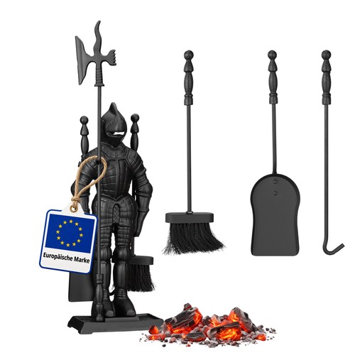Fireplace companion knight