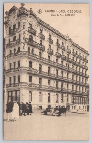 Postcard antique ostend grand - postcard,