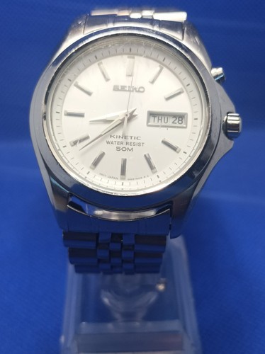 Mens seiko kinetic 5m63 0b90 - seiko, 5m63-0b90