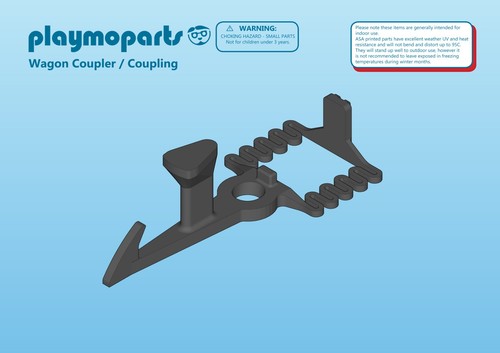 Playmobil wagon coupler - wagon,