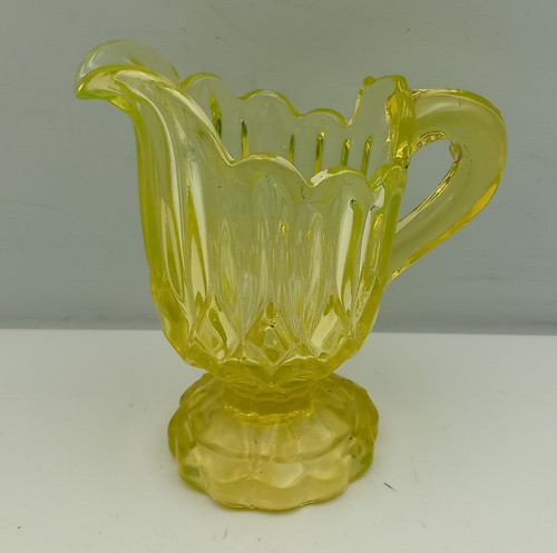 Antique vaseline uranium glass - antique,