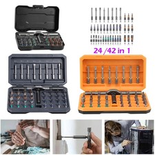 Magnetic Screwdriver Set 24/42 in 1 DIY Ratchet Screwdriver Kit for Home,Bikes