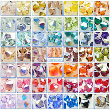 Genuine SWAROVSKI 5328 Xilion Bicone Beads * Many Sizes & Colours AB 2X Effects
